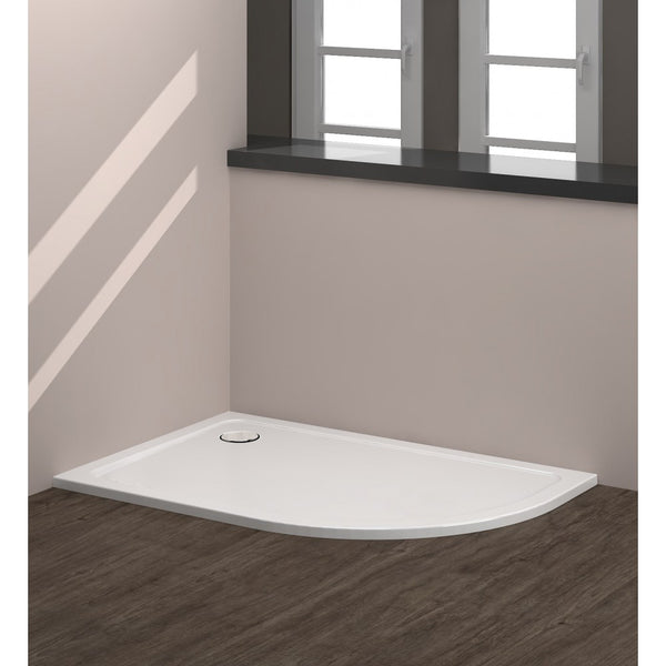 1200x900mm Right Offset Quad 30mm Low Profile Shower Tray - product image 2