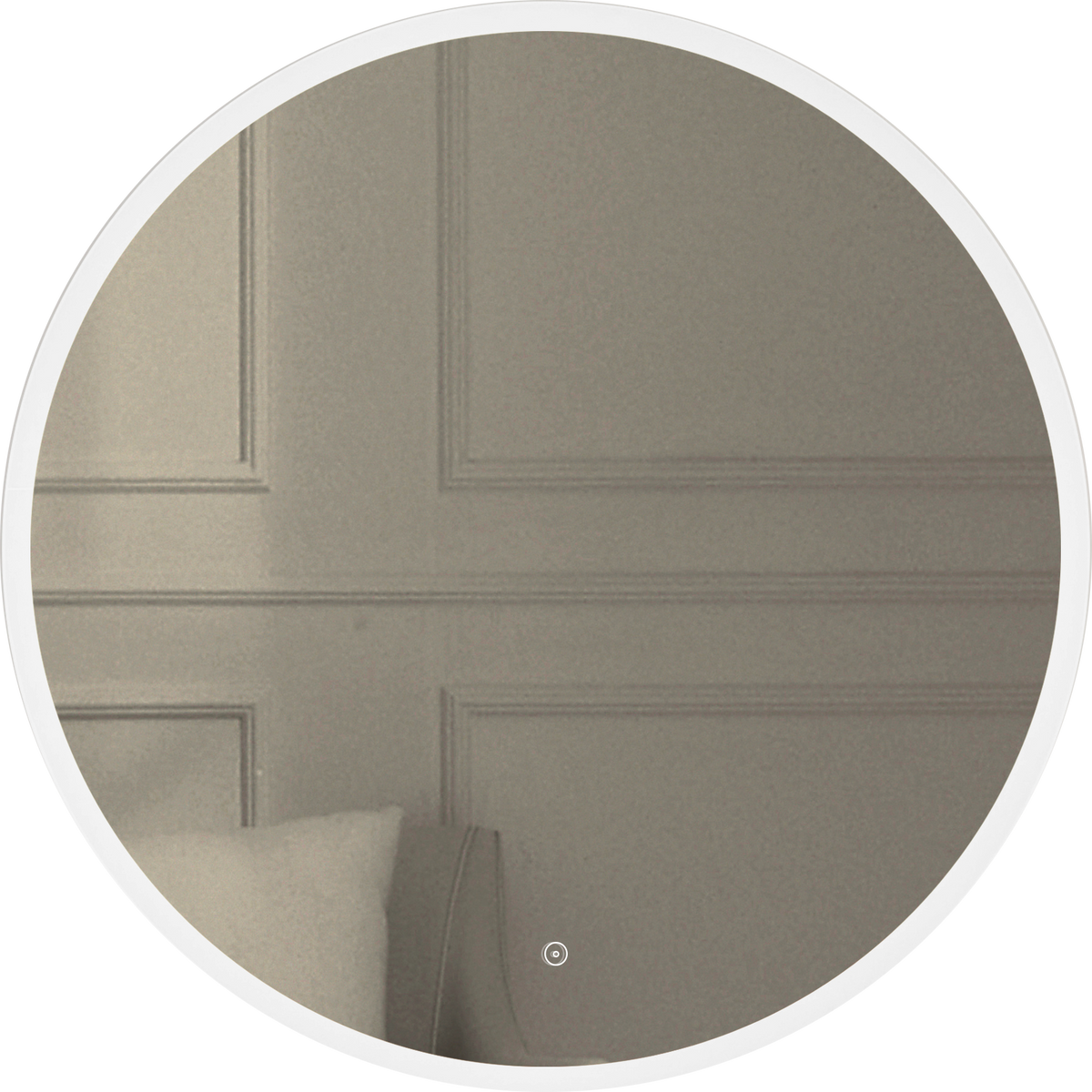 Lily Slimline LED Round Touch Mirror w. Demist & Colour Change - 600mm - product image 3