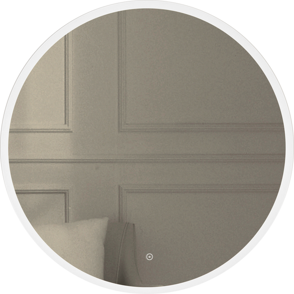 Lily Slimline LED Round Touch Mirror w. Demist & Colour Change - 600mm - product image 3