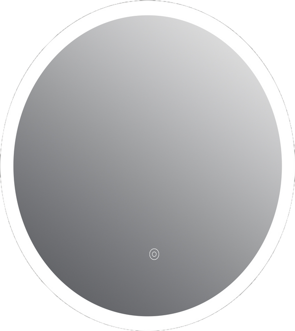 Lily Slimline LED Round Touch Mirror w. Demist & Colour Change - 600mm - product image 2