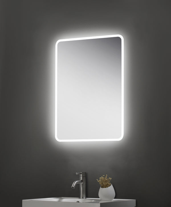 Angus Slimline LED Touch Mirror w. Demist - 500x700mm - product image 3