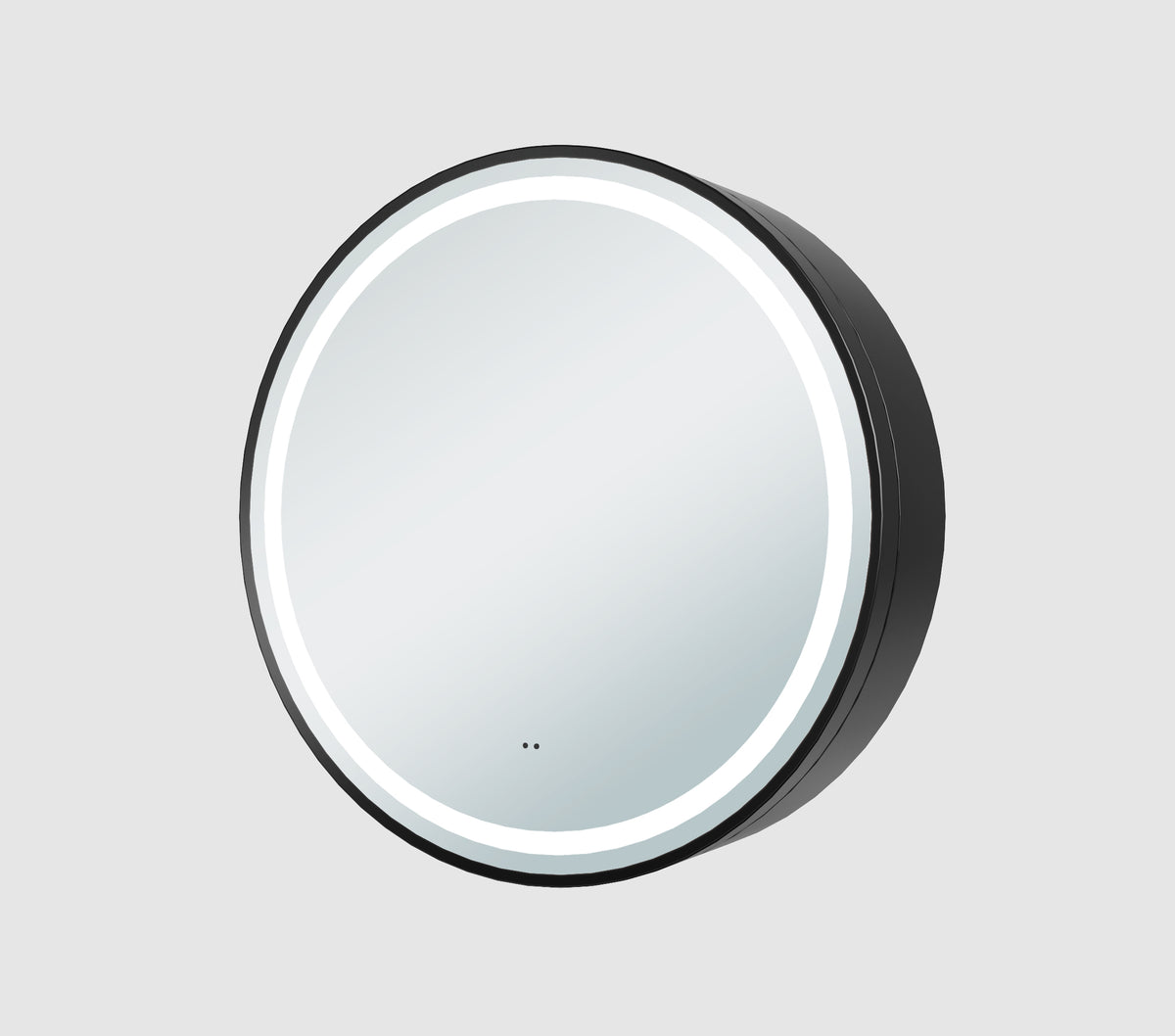Monty Round Single Door LED Mirror Cabinet 600mm - product image 7