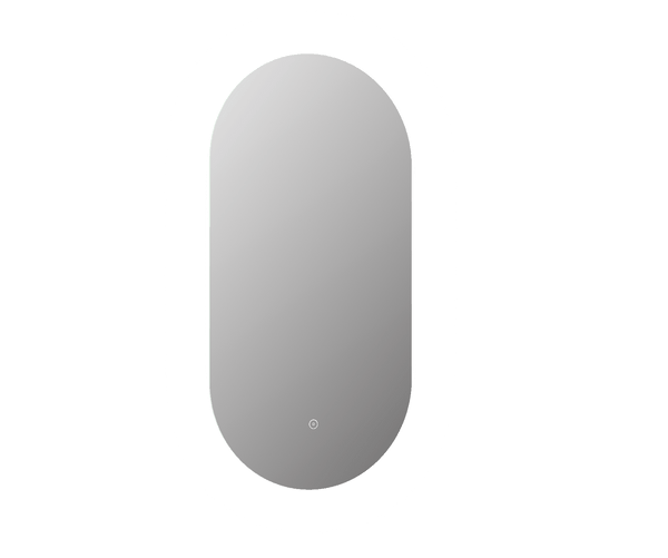 Raffy Oval Backlit LED Touch Mirror w. Demist 400x800x30mm - product image 2