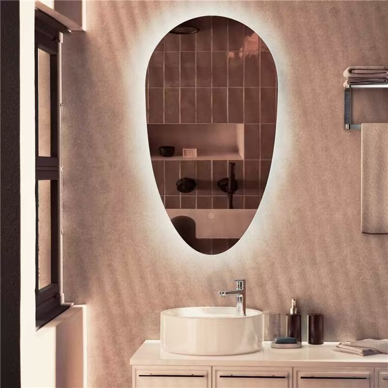 Jacob Teardrop LED Touch Mirror w. Demist - 500x900x30 - product image 2