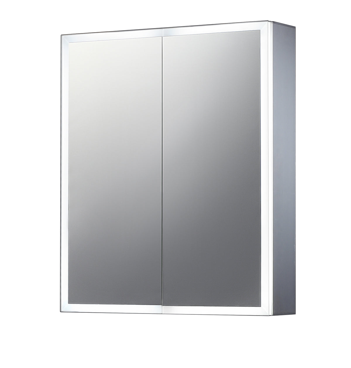 Bethany Double Door Mirror Cabinet LED Surround w. Sensor Switch & Shave Socket - 600x700mm - product image 4