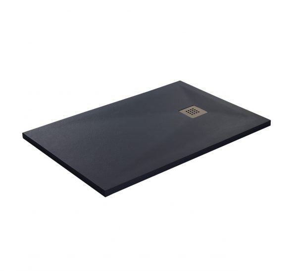 1200x800mm Rectangle 35mm Slate Shadow Grey Shower Tray