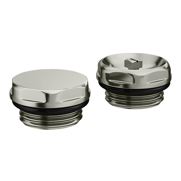 Bleed Valve And Blanking Plug Pack - Satin Nickel